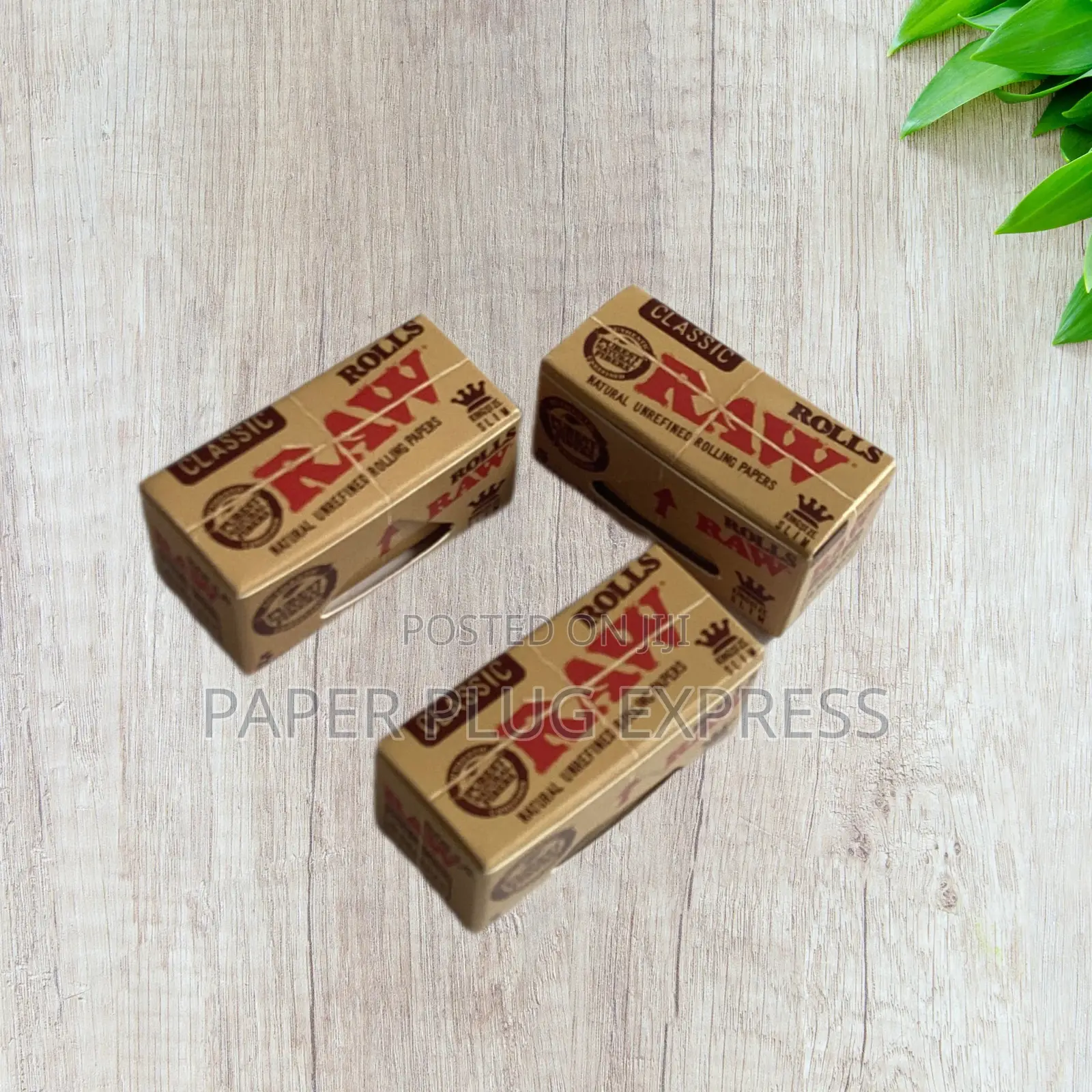 Raw Classic King Size Slim 5 Meter Rolls (Full Box)