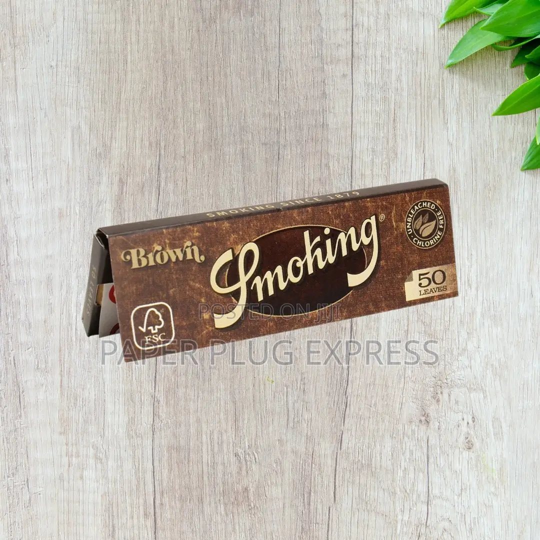 Smoking Brown Rolling Papers Medium 1 1/4 Size