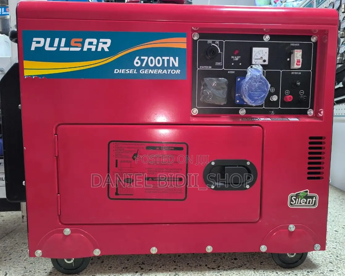 Diesel Silent Generator Dg6700tn Pulsar 7kva