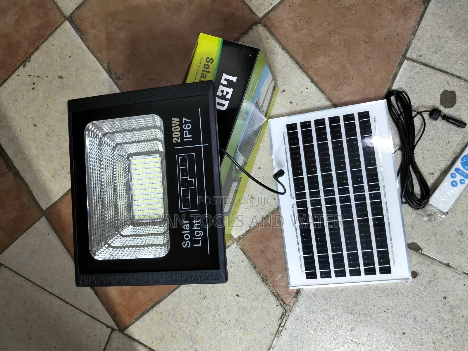 Long Range Led Solar Security Solar Flood Light 200 Watts