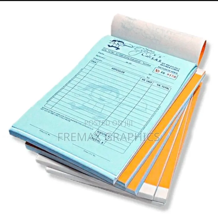 Custom Receipt Books and Invoices for Businesses