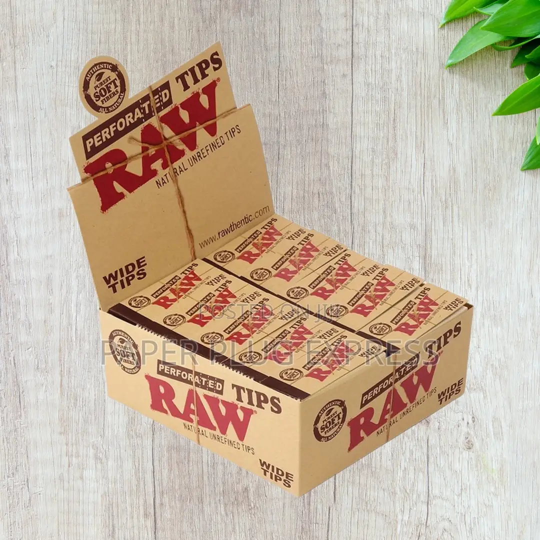 Raw Wide Perforated Filter Tips