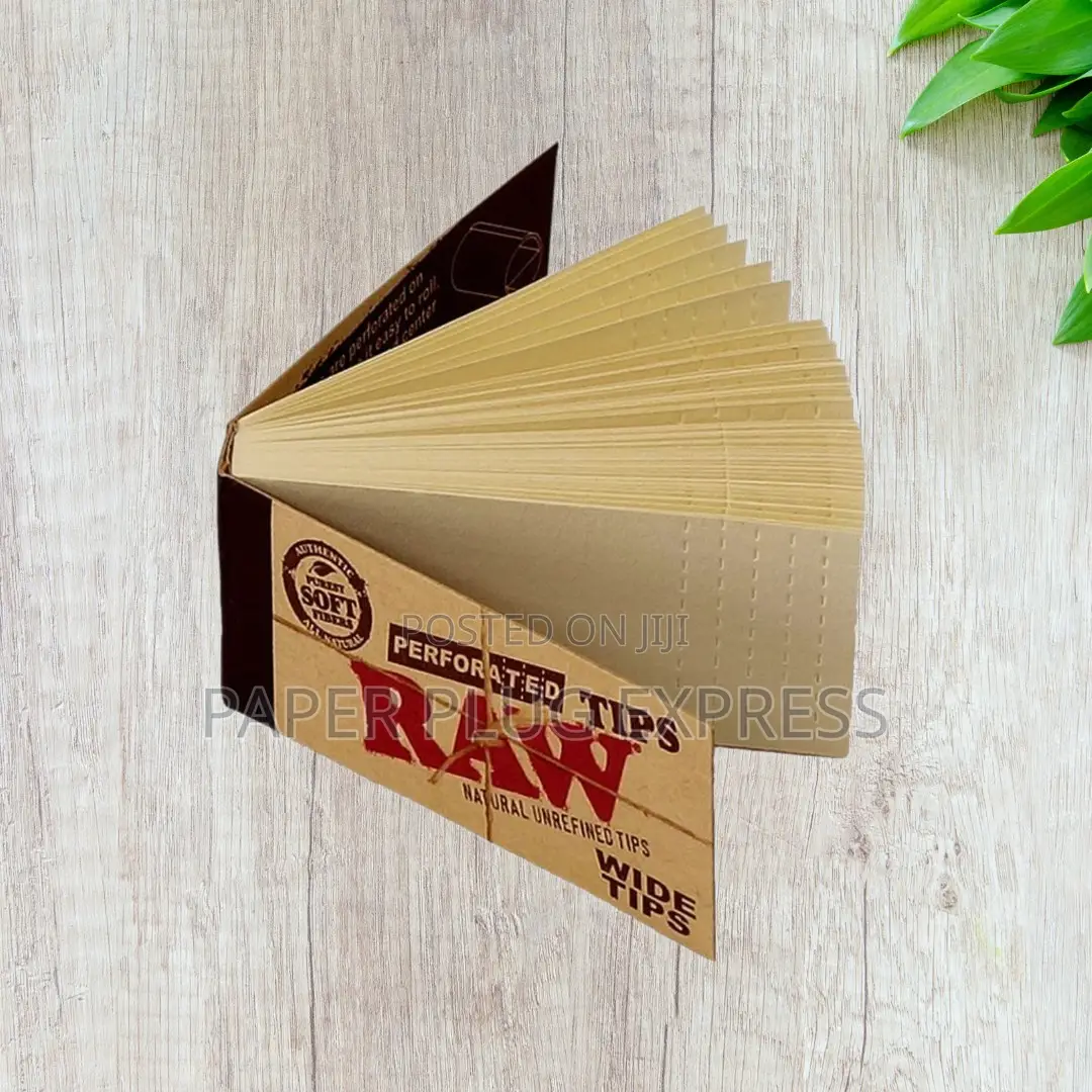 Raw Wide Perforated Filter Tips