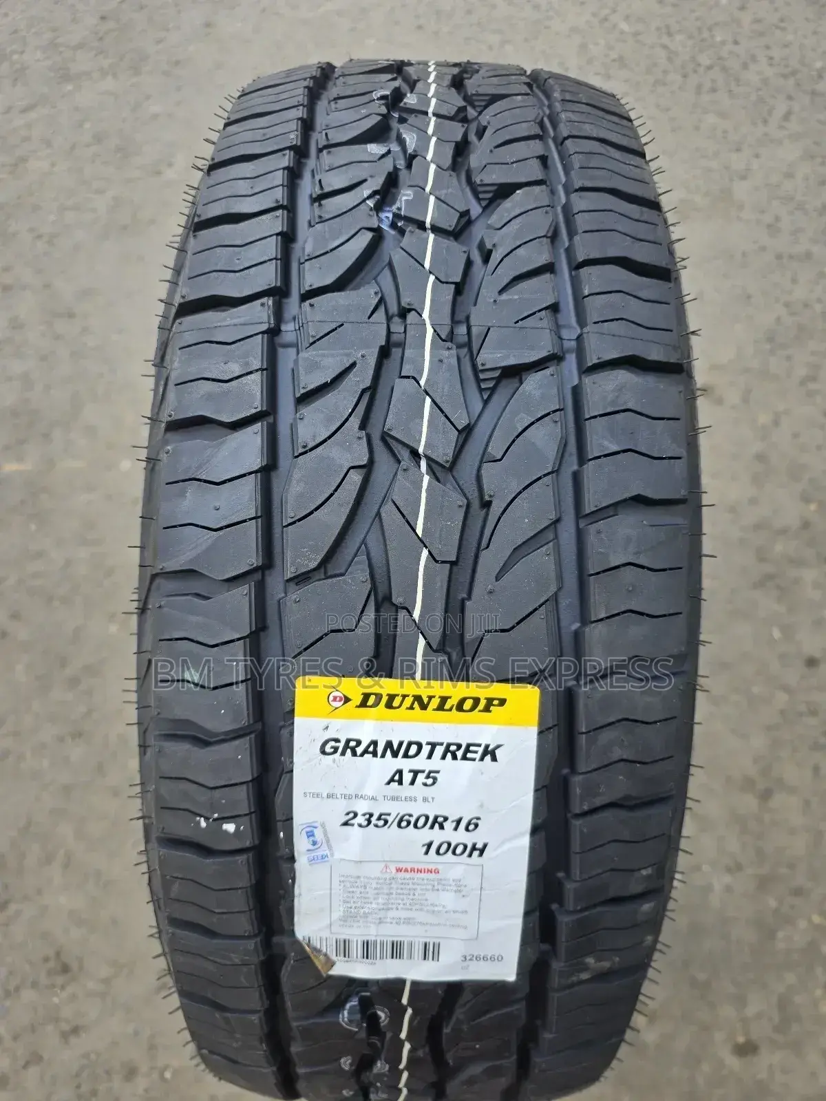 235 /60 R16 Dunlop Tyres (All Terrein)