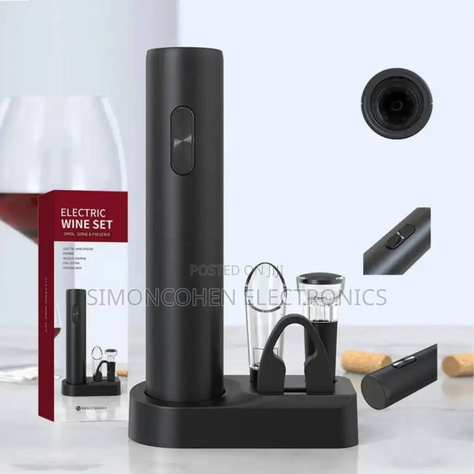 Electric Wine Opener With Stand