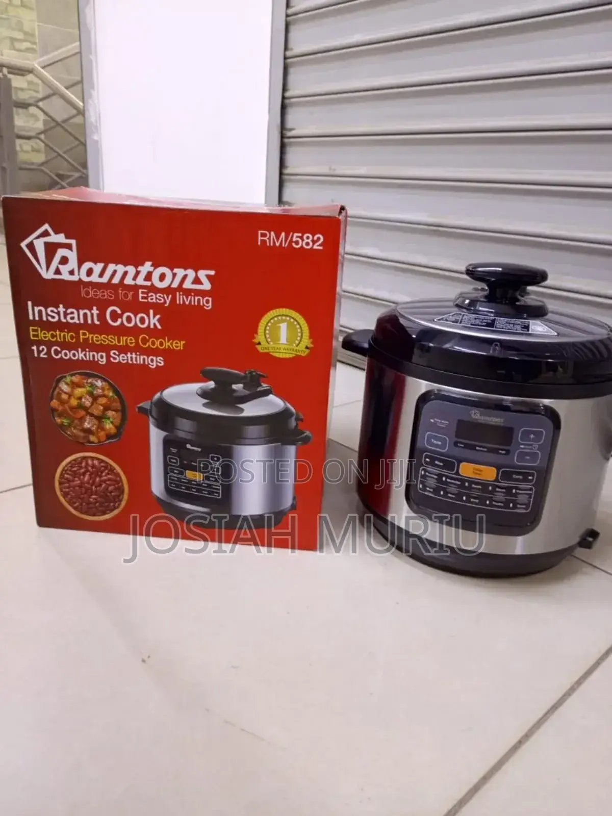 Ramtons Stainless Steel Pressure Cooker