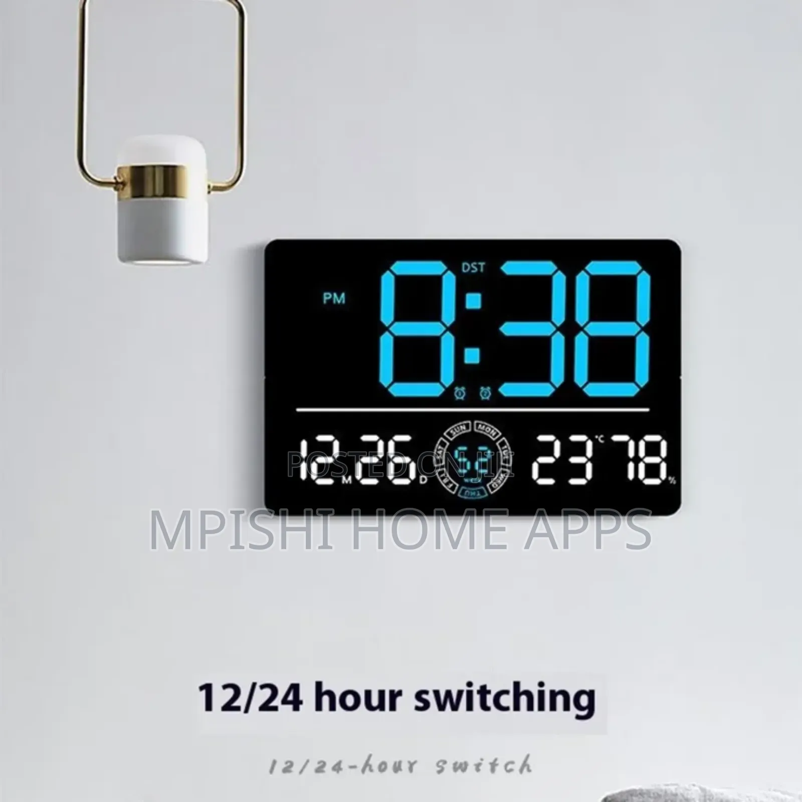 Modern Led Digital Wall Clock