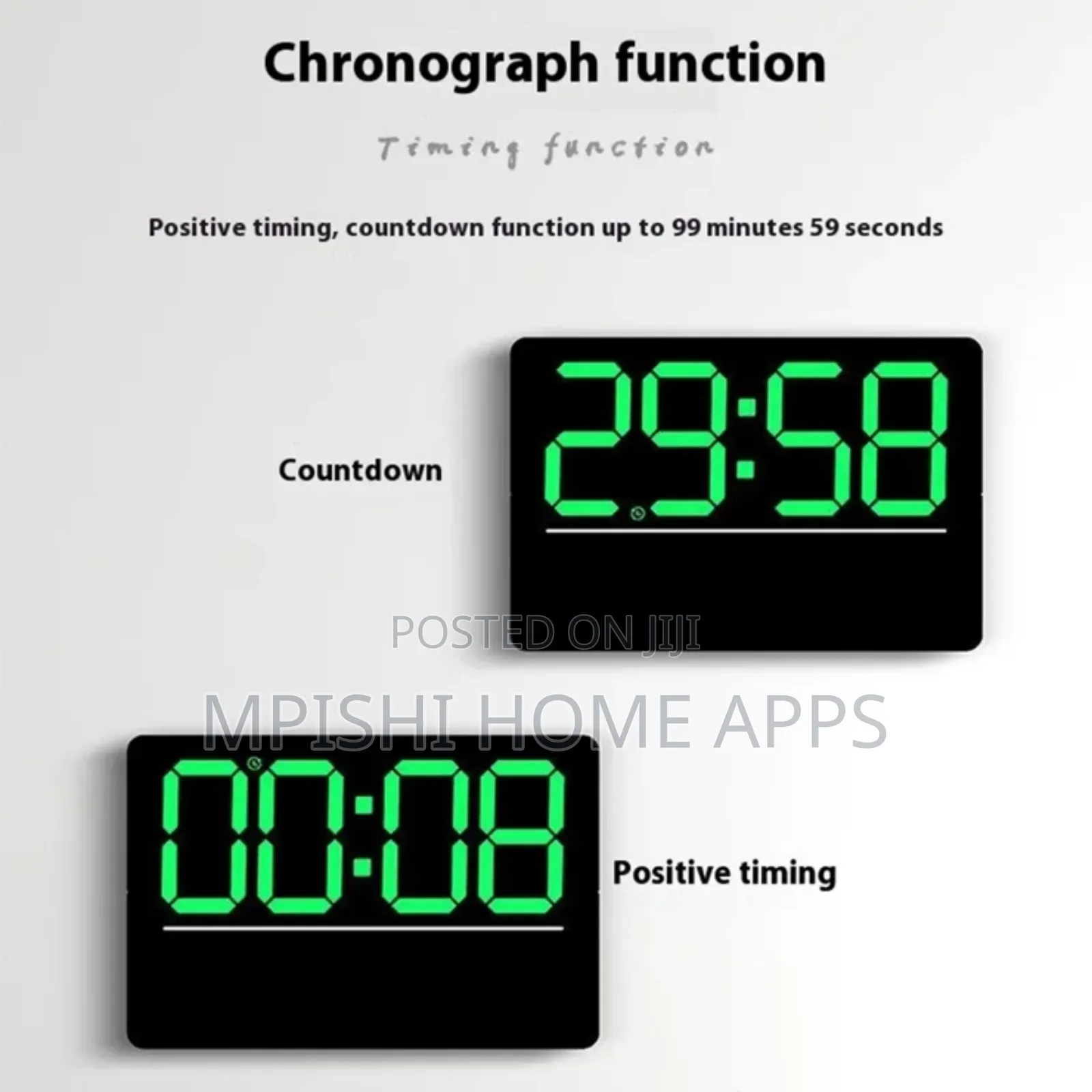 Modern Led Digital Wall Clock