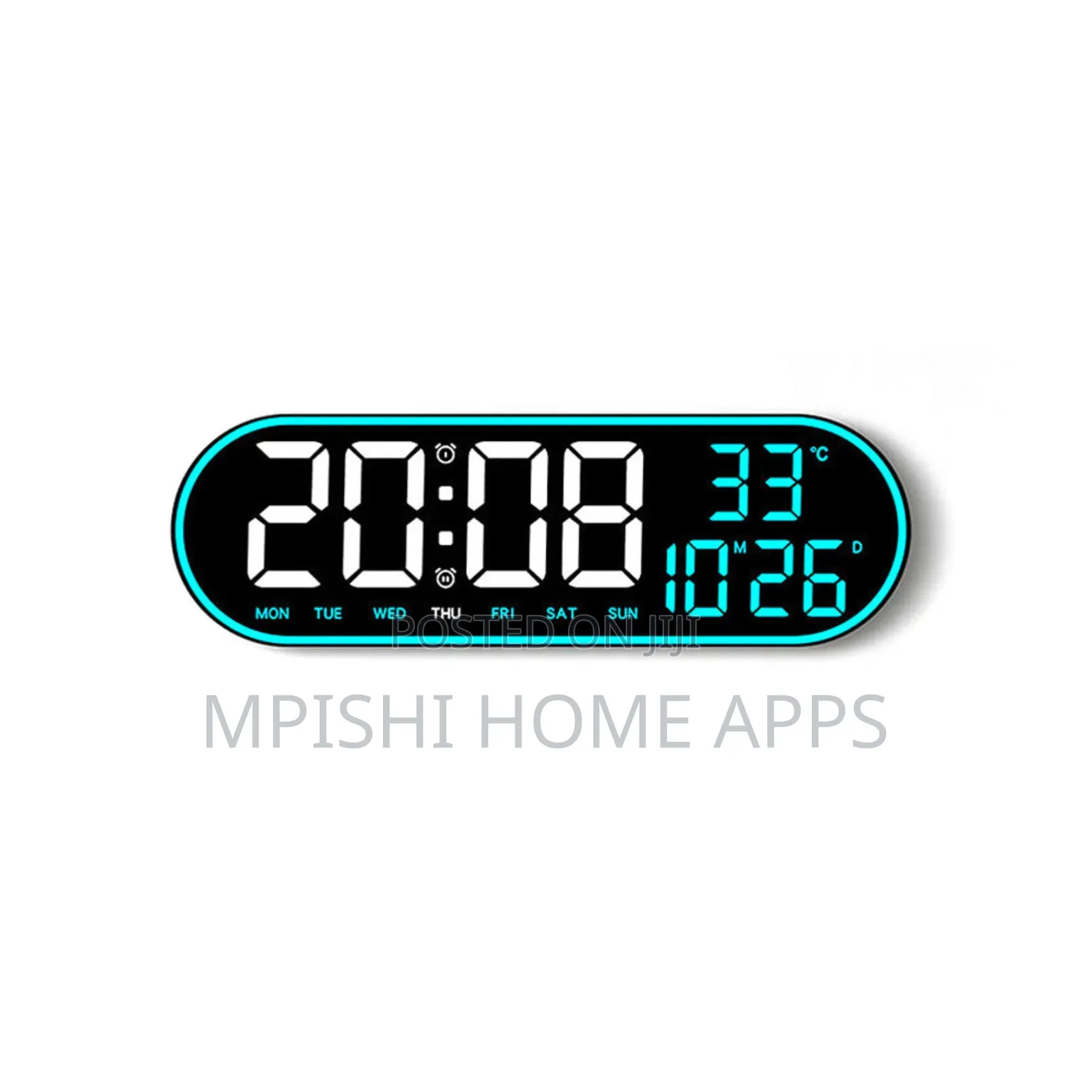 Led Digital Wall Clock With Alarm