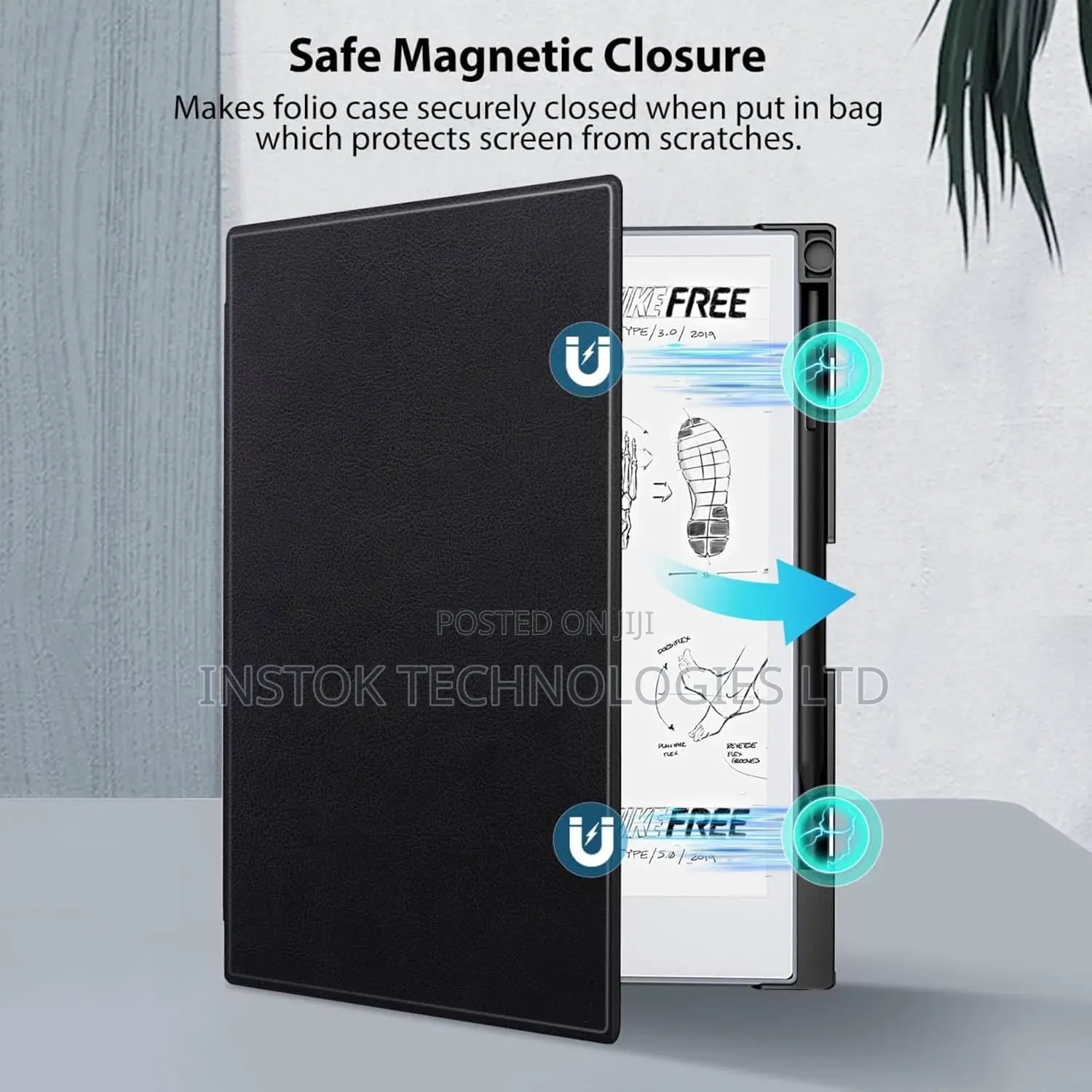 Remarkable 2 Tablet Pu Leather Flip Cover Case With Pen Slot