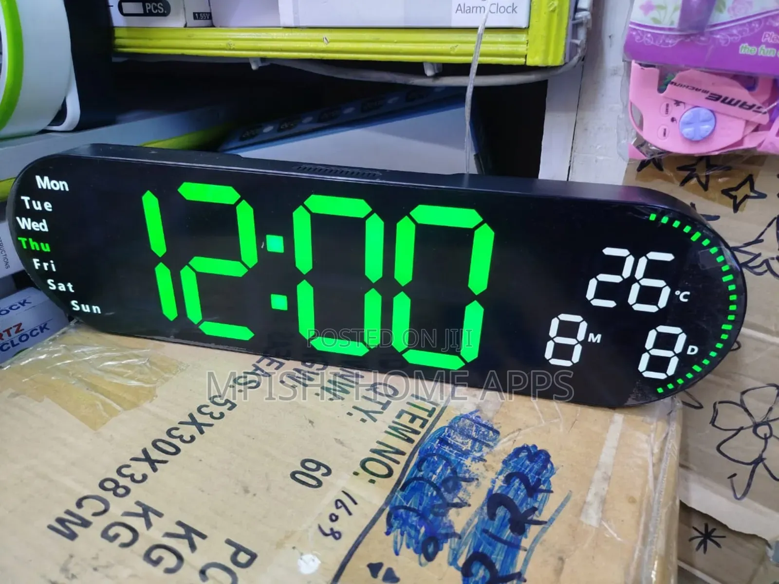 Large Led Digital Wall Clock