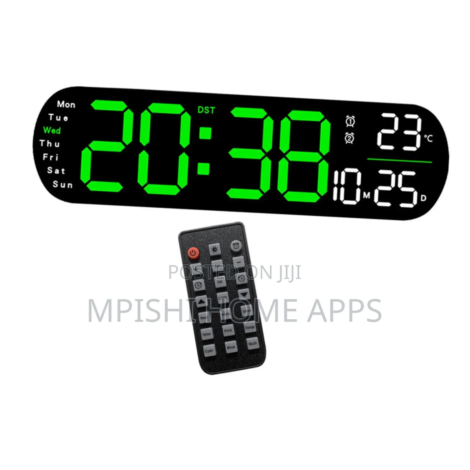 Large Led Digital Wall Clock