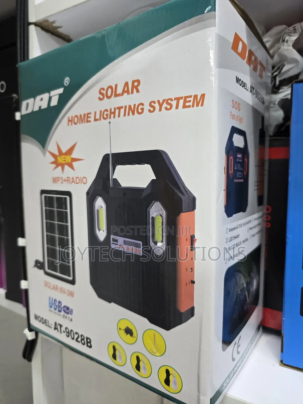 Solar Lighting Machine With Three Bulbs