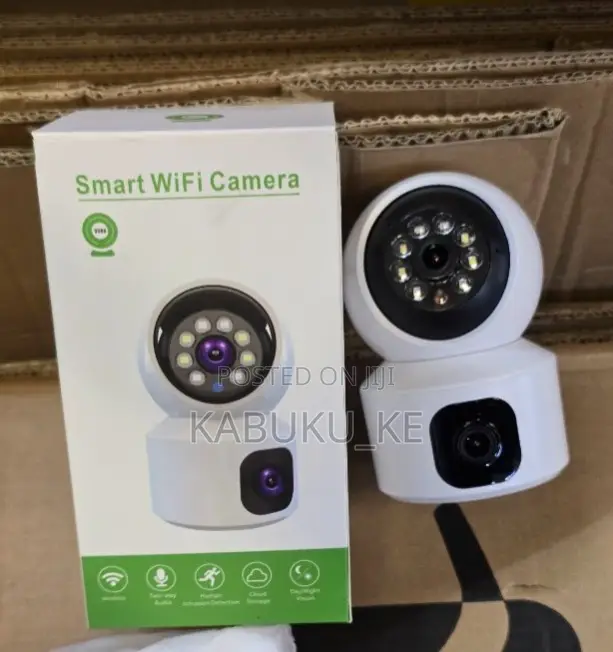 V380 Pro Smart Wifi Dual Lens Home PTZ Camera With 2 Way Audio