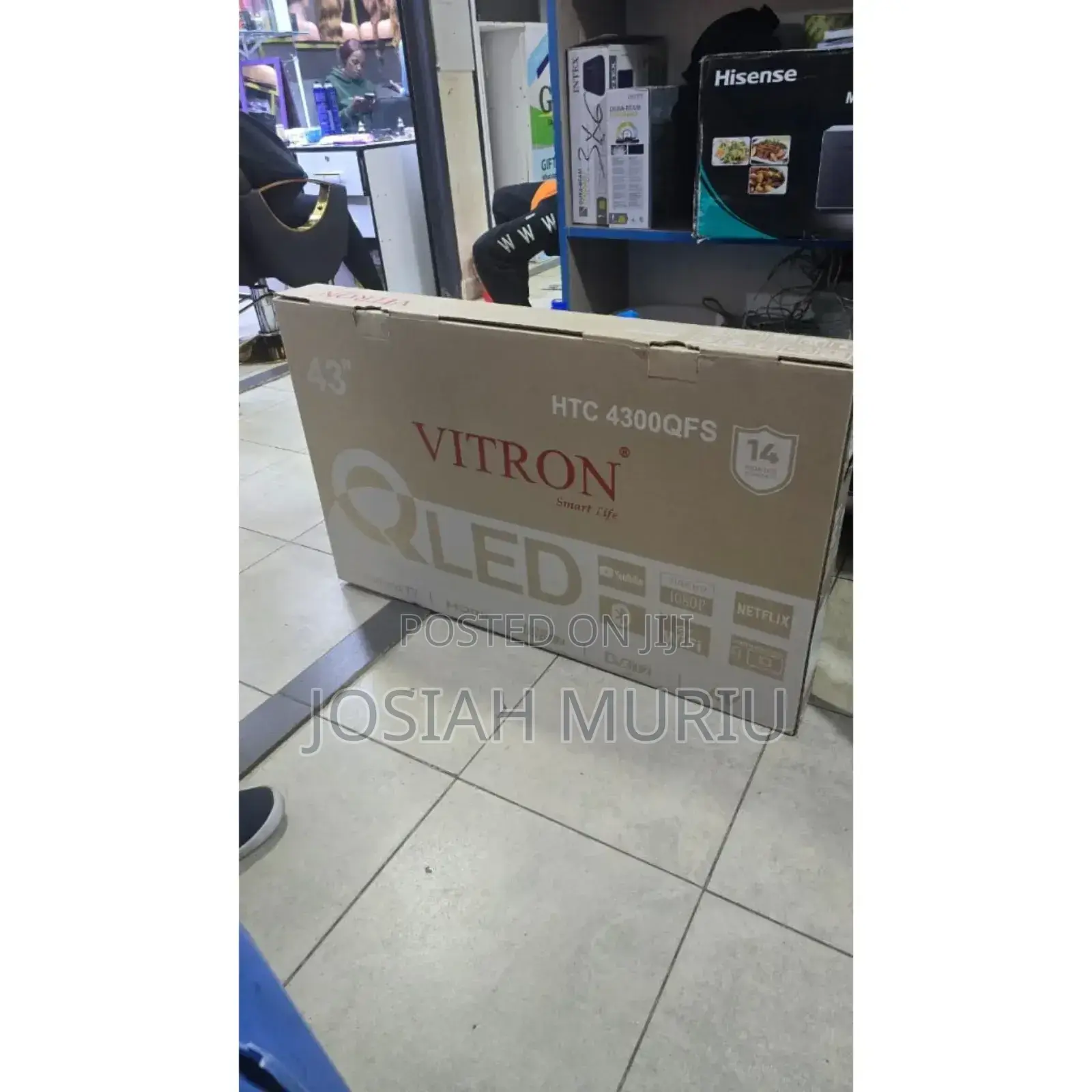 Vitron 43inch Qled Smart Android Frameless Tv