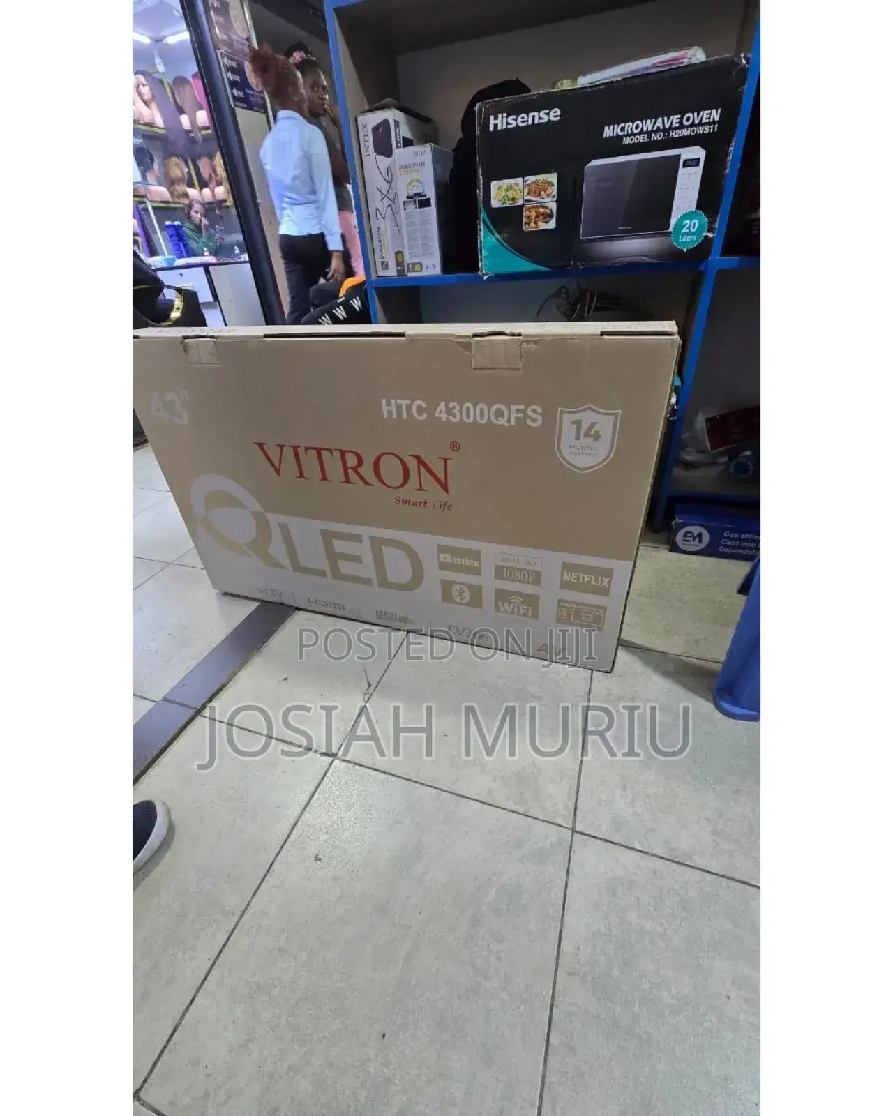 Vitron 43inch Qled Smart Android Frameless Tv