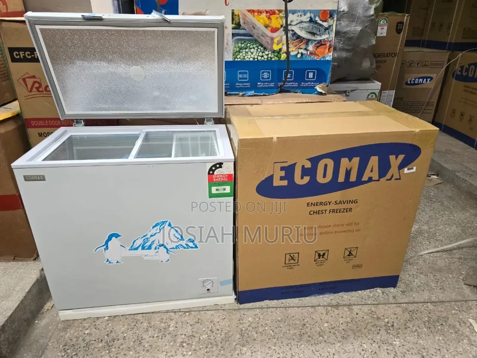 Freezer,Ecomax 169 Litres Deep Chest Freezer