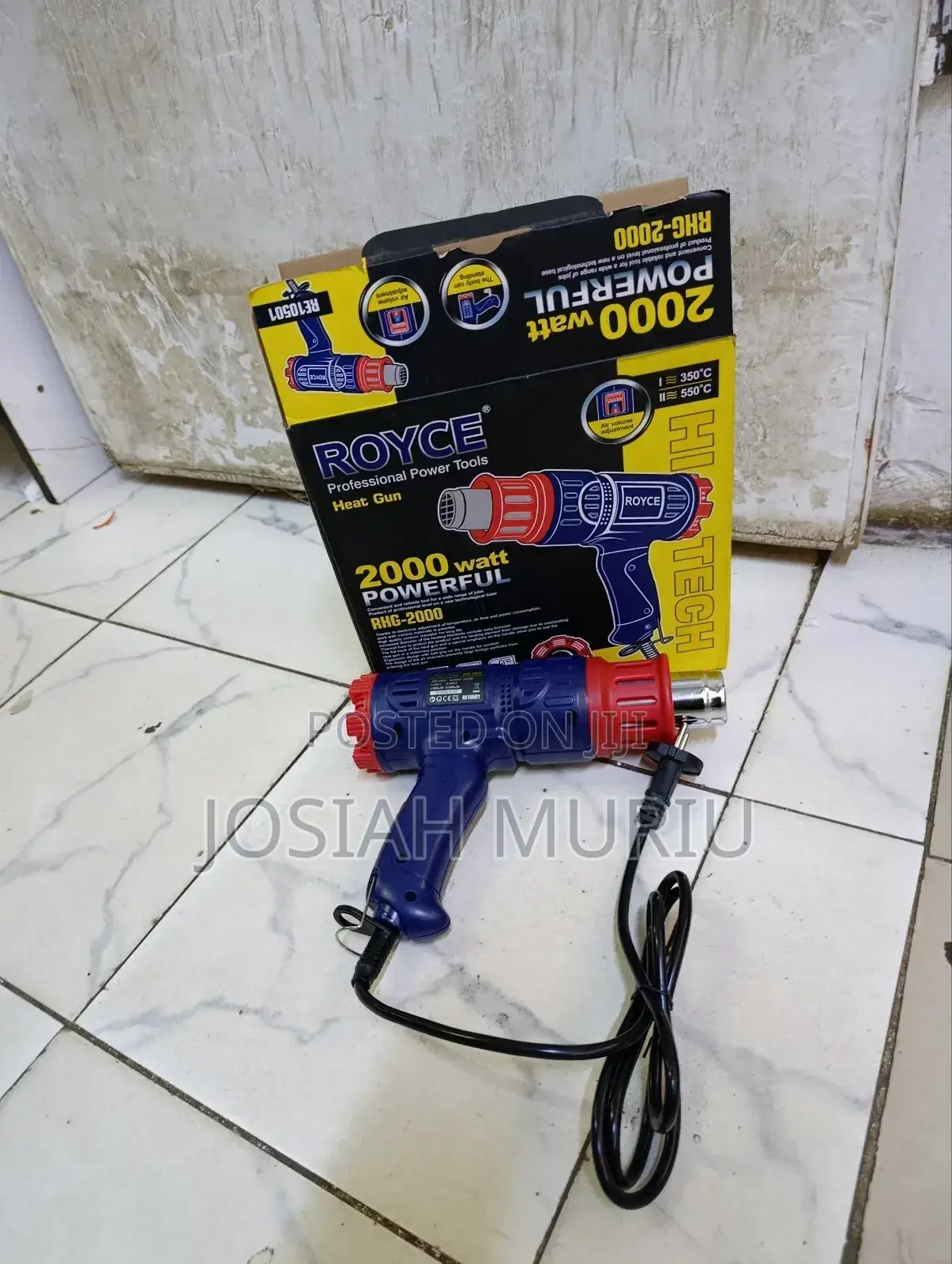 Royce 2000w Heavy Duty Heat Gun