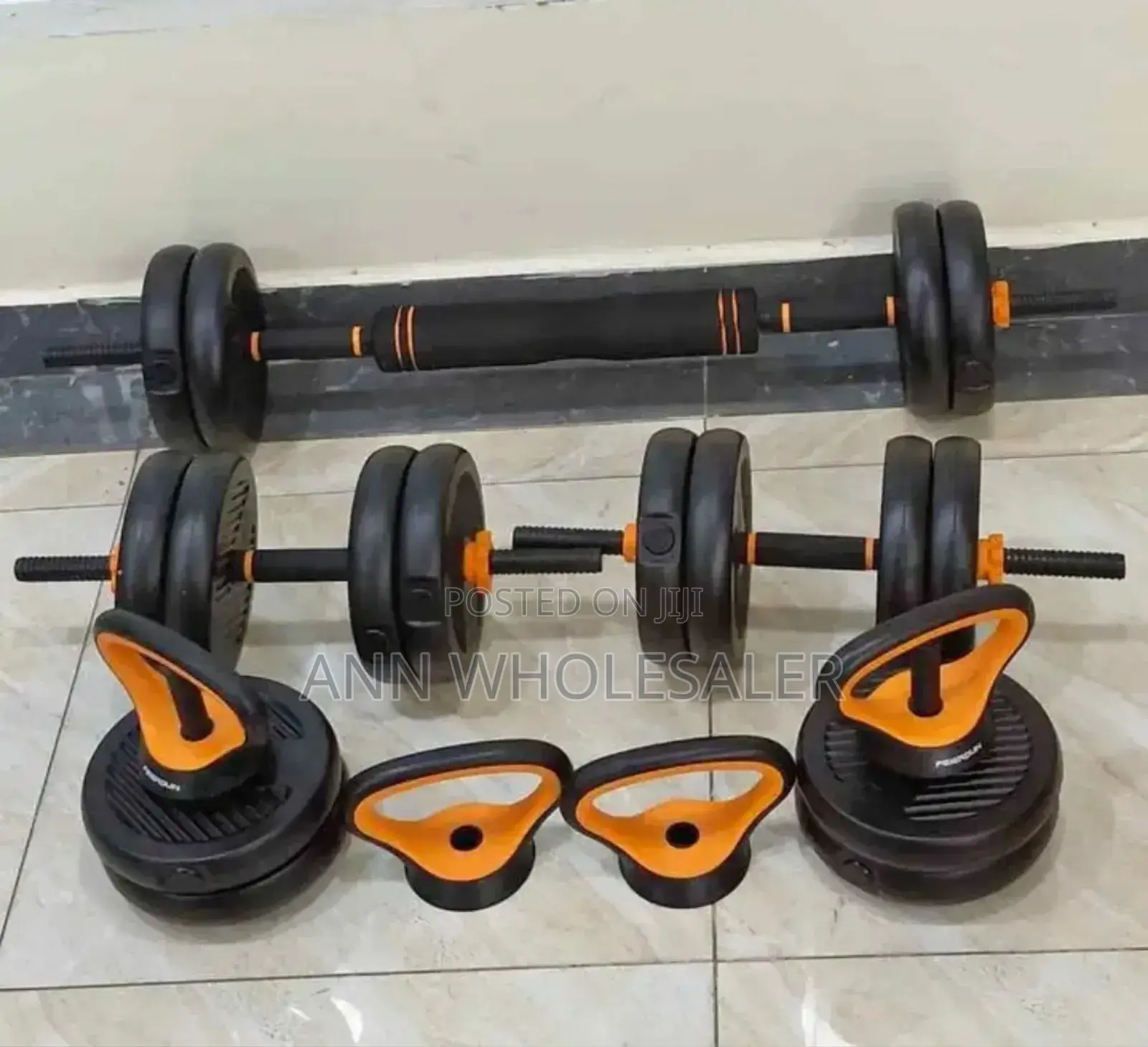 6 In 1 50 Kgs+ Kettle Bells + Adjustable