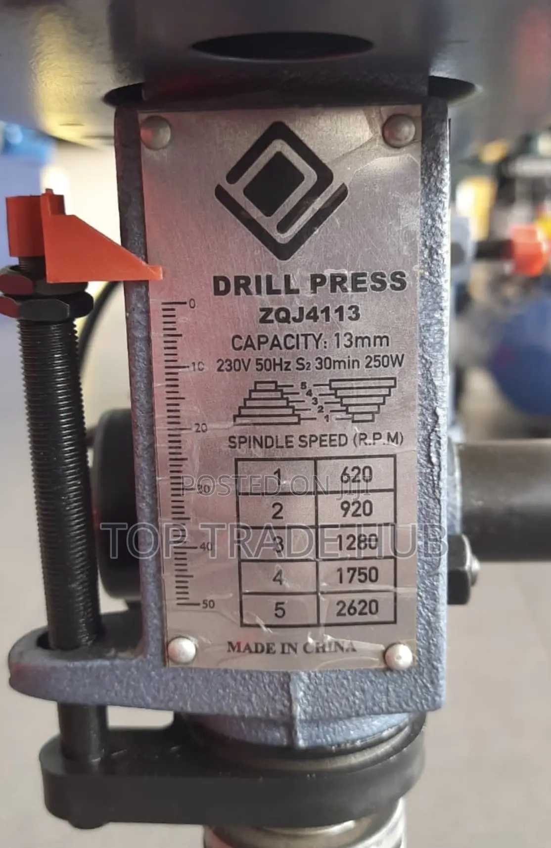 Pedestal Bench Drill Press 13mm Cap 5 Speed 260mm Swing 375w 240v
