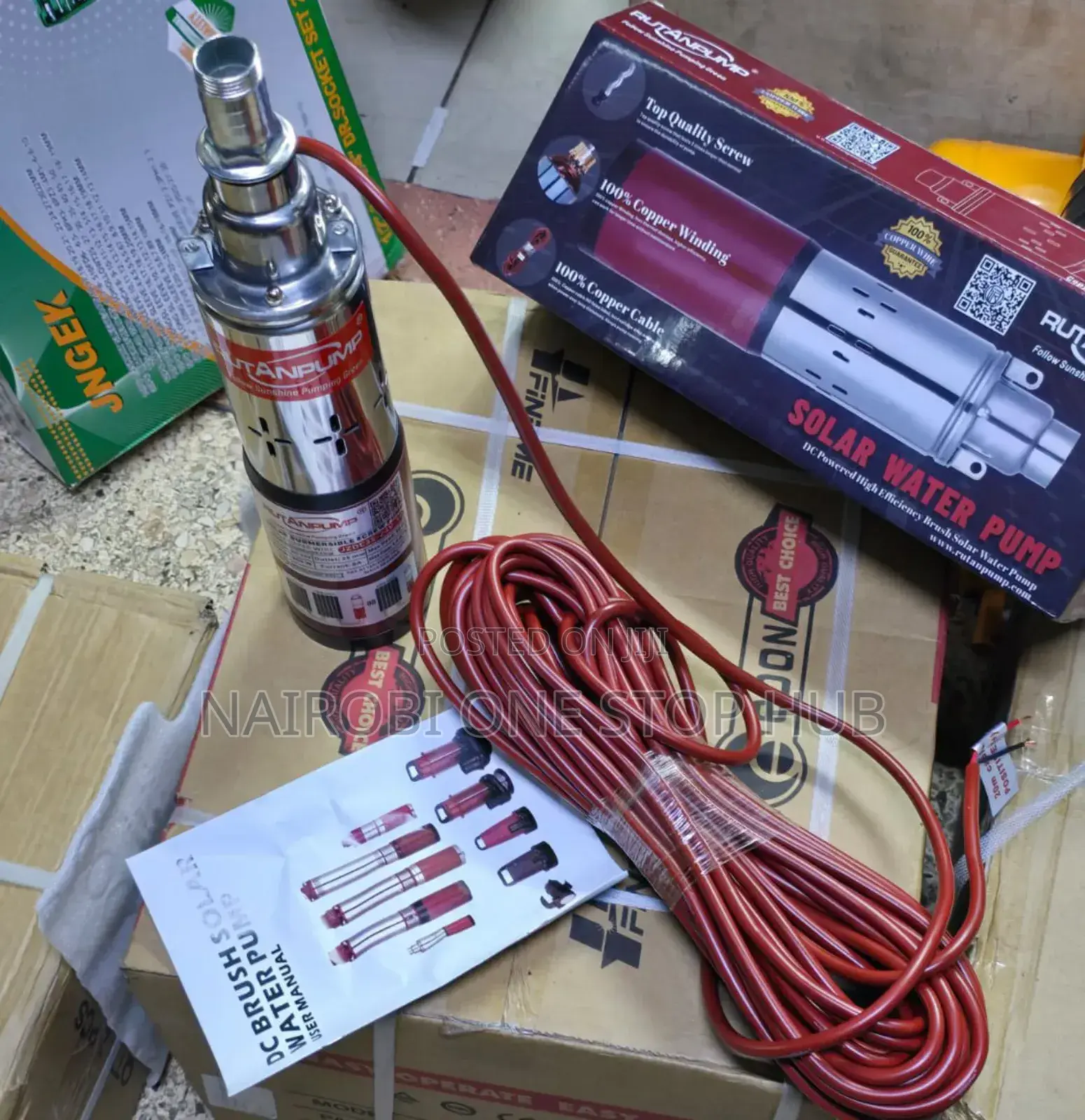 24v Rutant Pump Submasible
250w