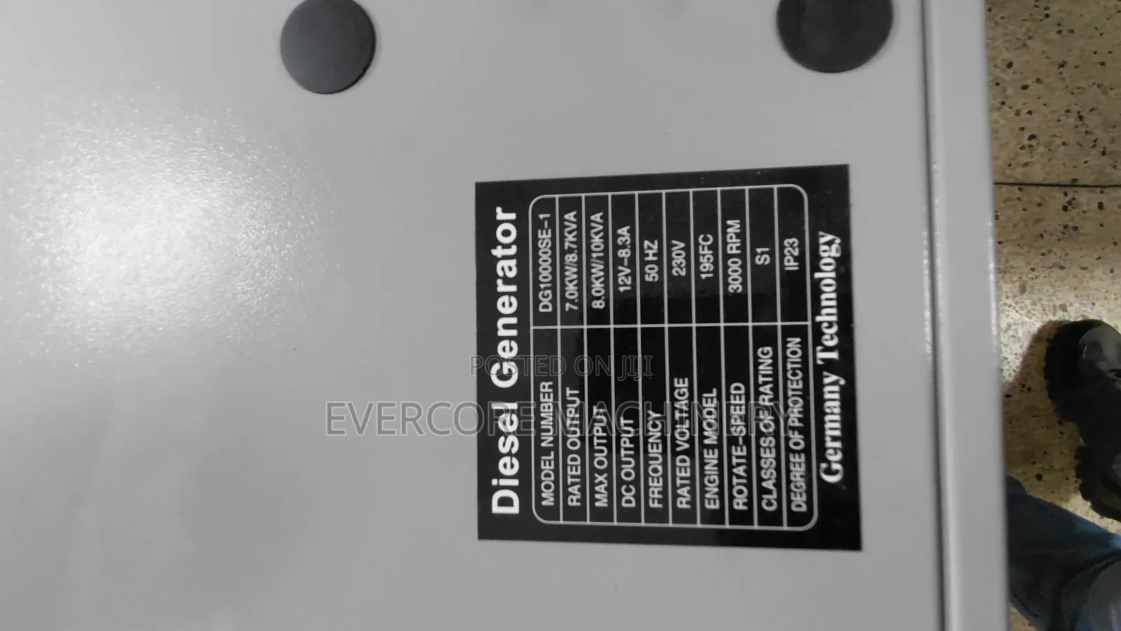10kva Diesel Silent Generator Single Phase Output.