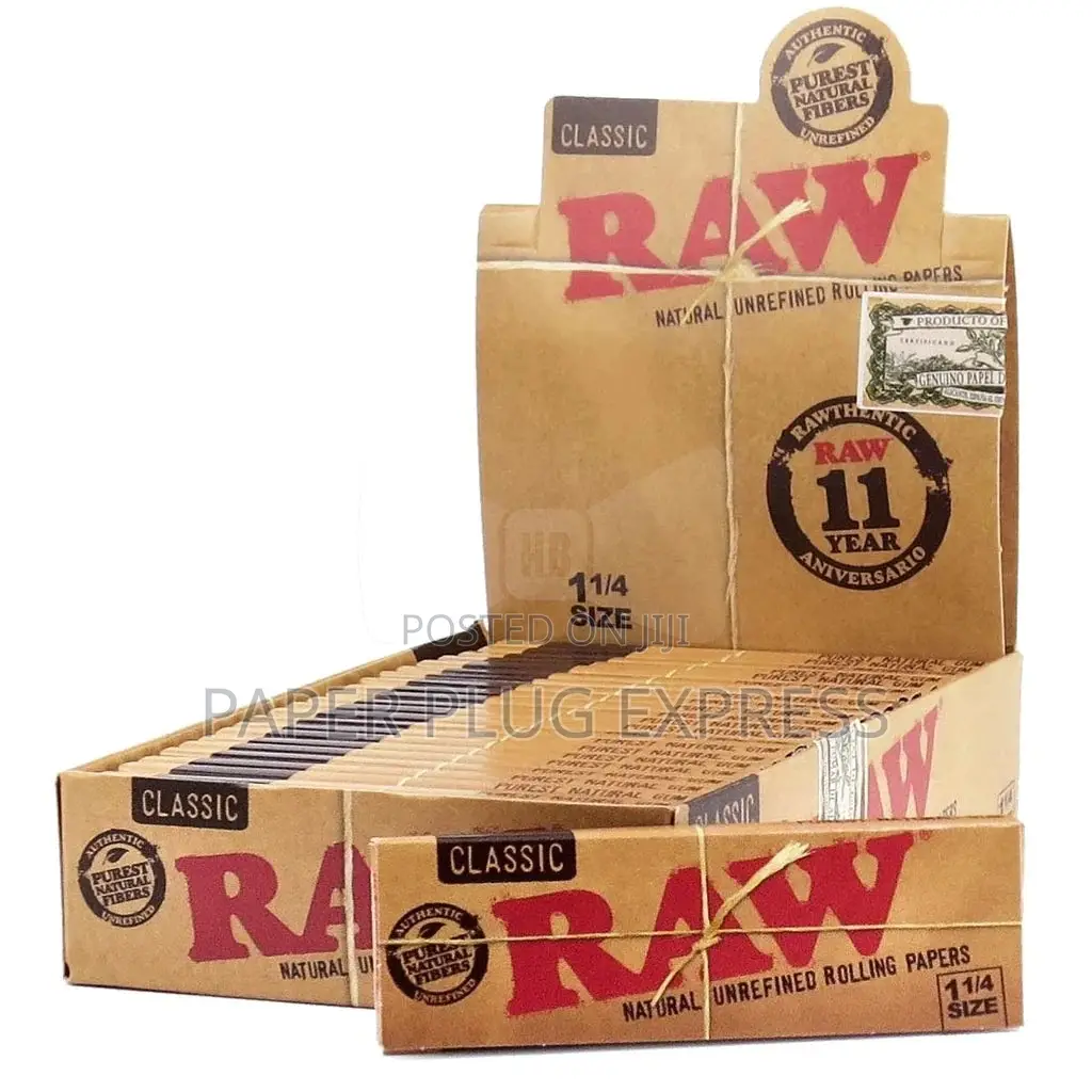 Raw Brown Rolling Paper - 1 1/4 Size Brown