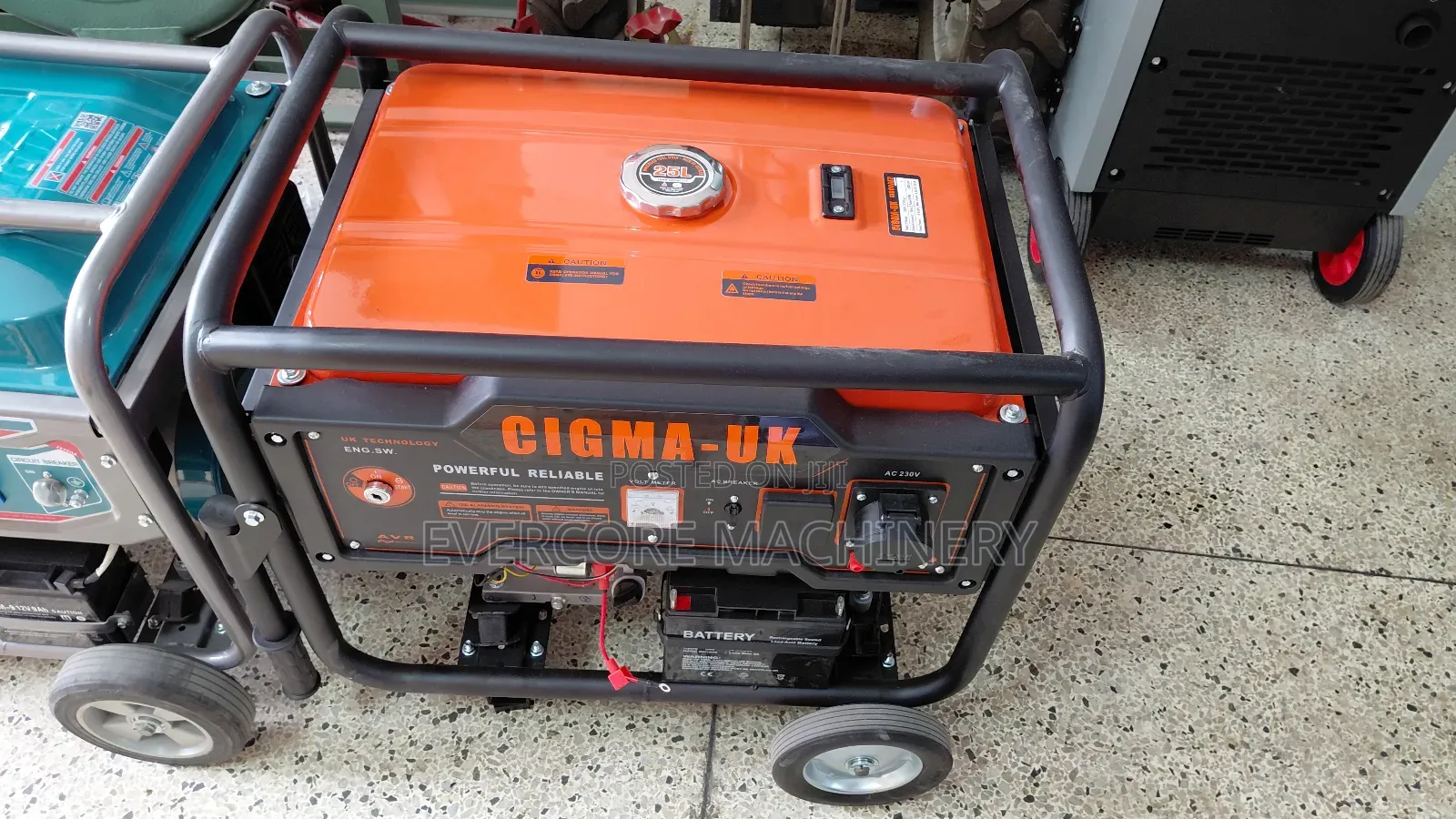 Cigma Uk Petrol Generator Machine 7.5kva .