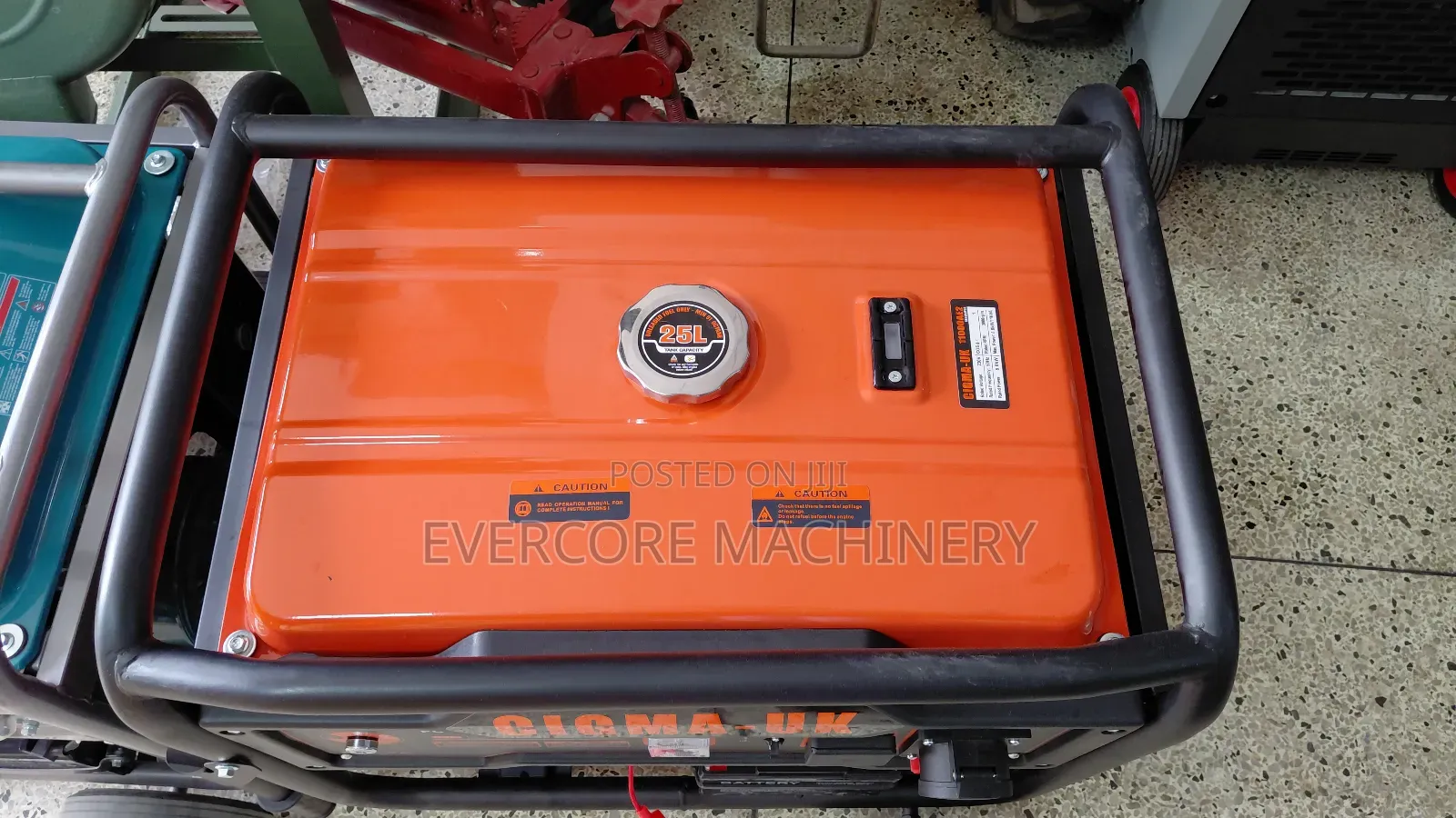 Cigma Uk Petrol Generator Machine 7.5kva .