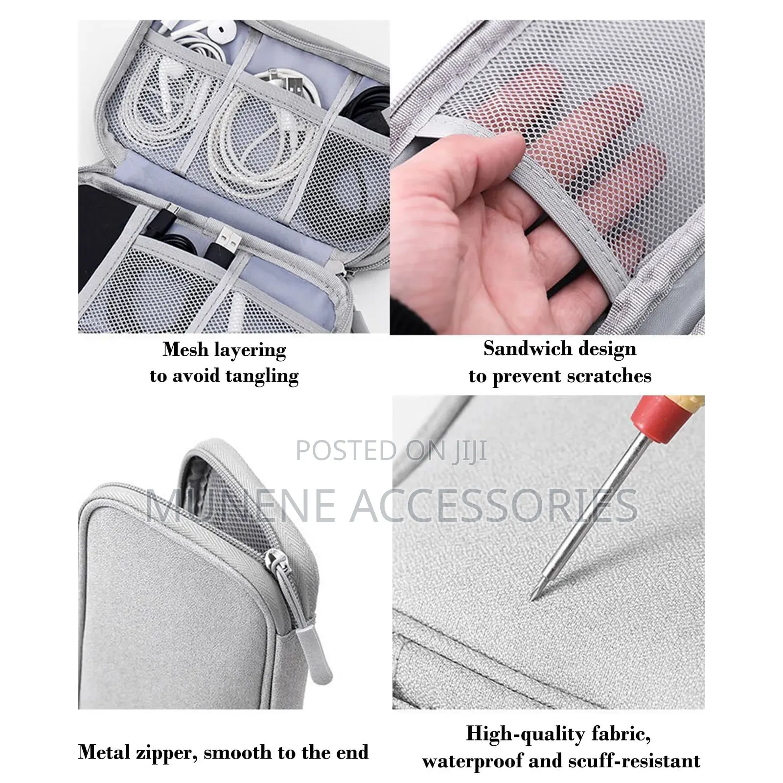 Electronic Organizer Case for Hard Drive Usb Disk Accessories Bag