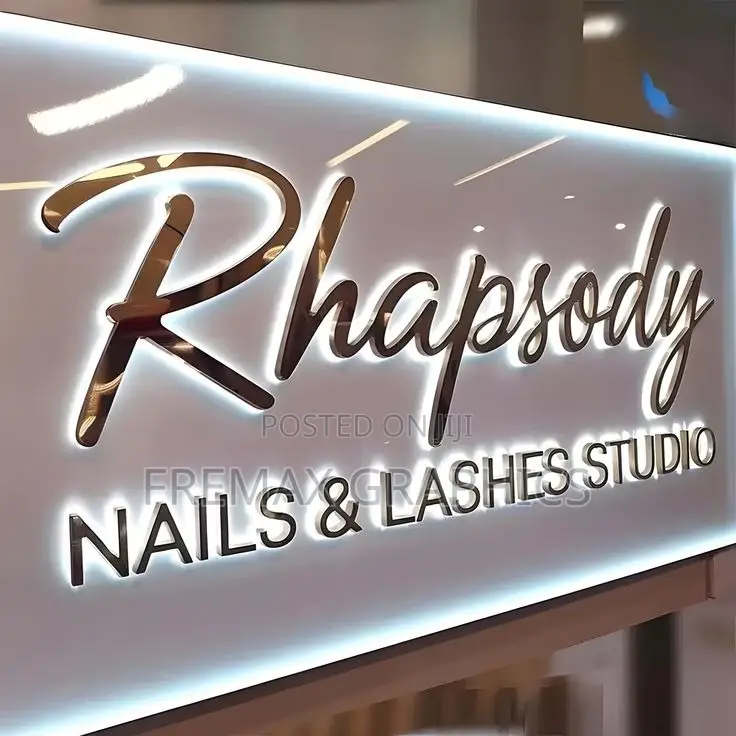 Modern 3d Signage for Bold Brand Visibility