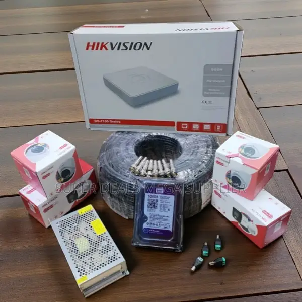 Smart Hybrid Colored Night Vision 4 Camera 1080p CCTV Kit