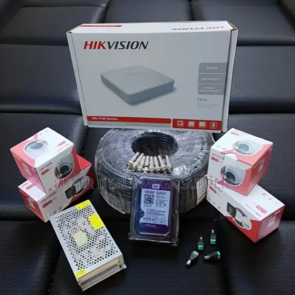 Smart Hybrid Colored Night Vision 4 Cam CCTV DVR Package