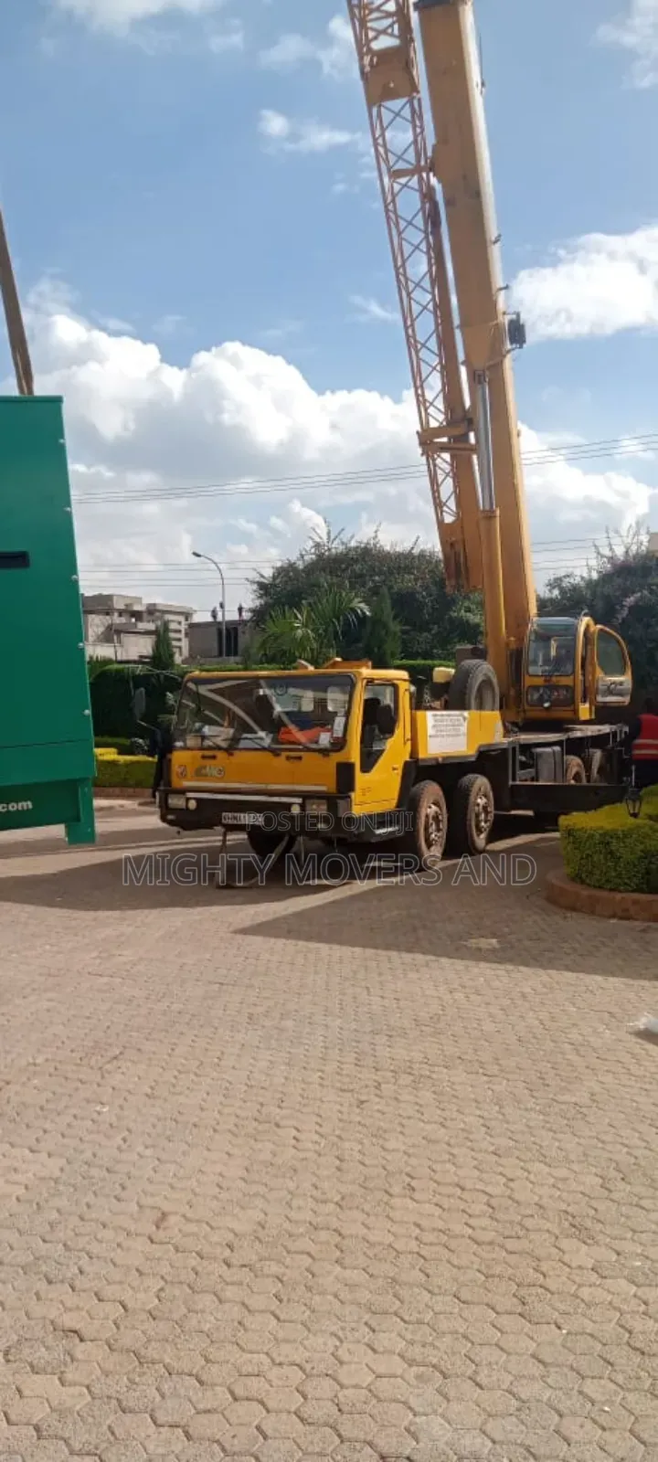 Crane for Hoisting and Logistics Services Are at Hand