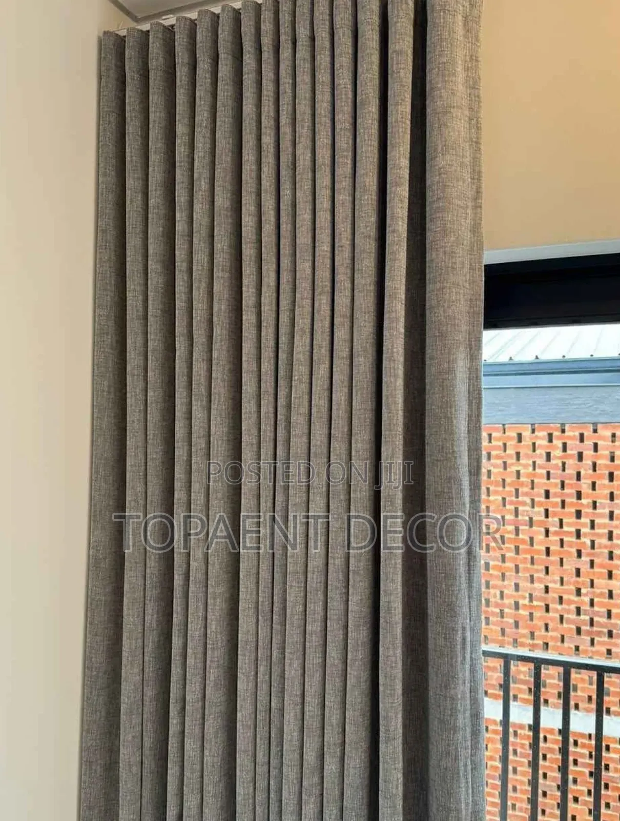 Light Grey Quality Fabrics  And Flawless Fitting Window Curtains And