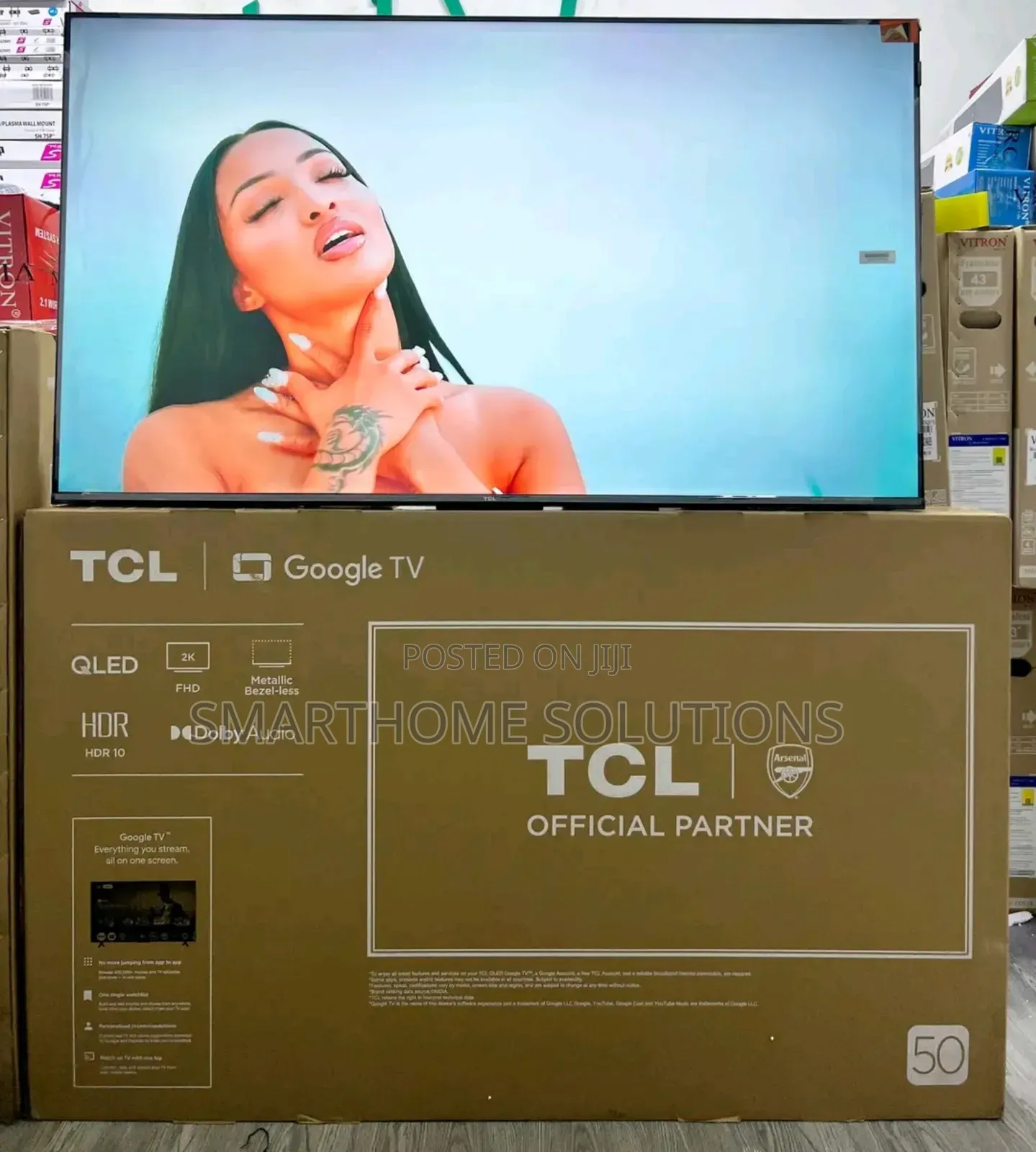 Tcl 50 Inches Qled Smart Google Tv