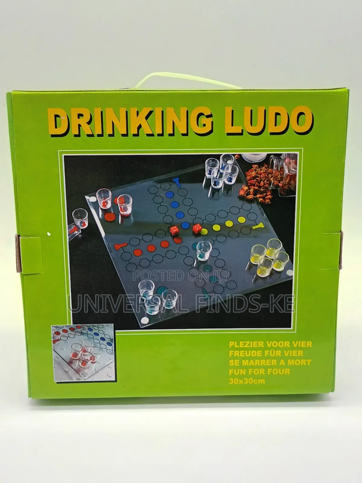 Adult Drinking Ludo Game With Shot Glasses High Quality