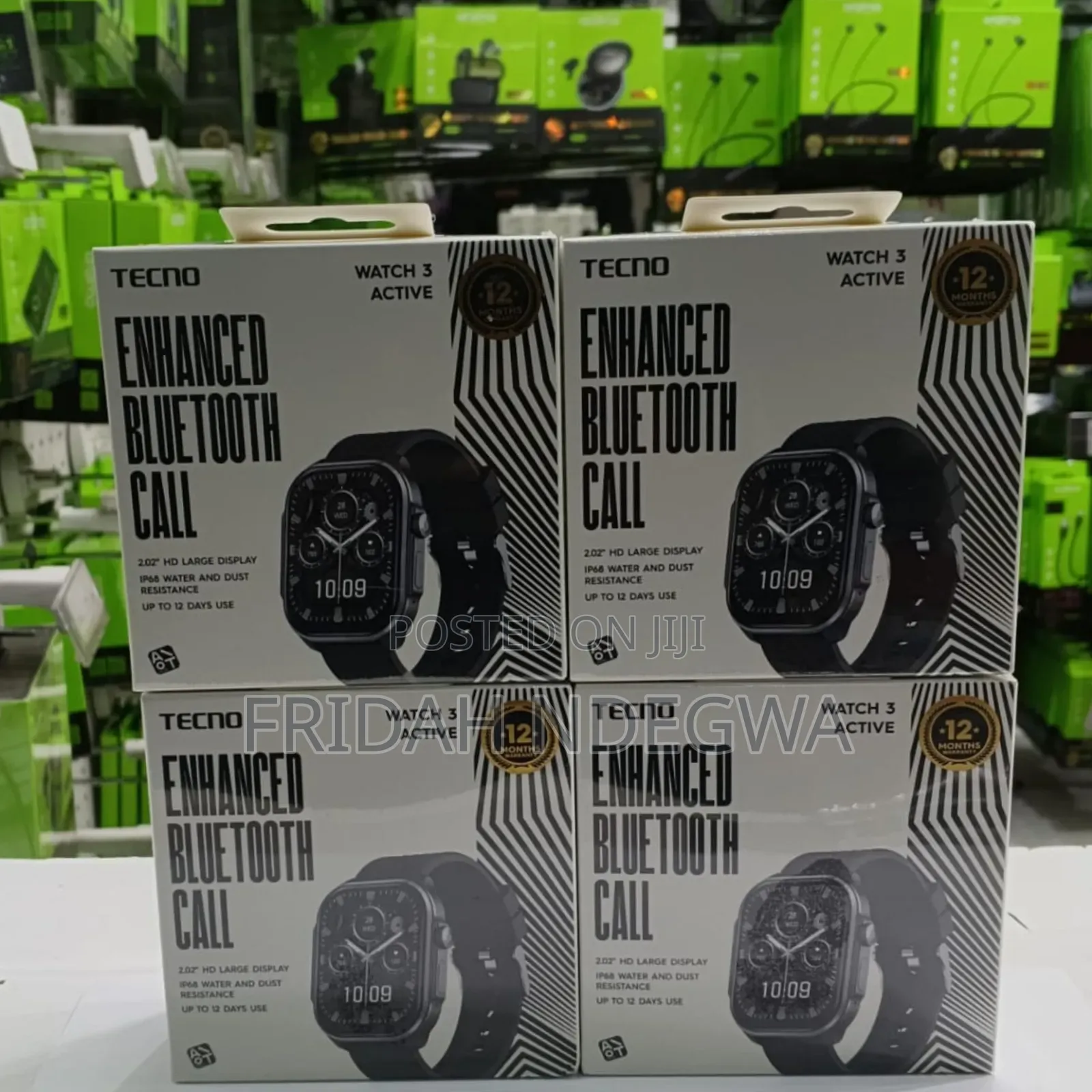 Tecno TSP-W03a Watch 3 Active Ip68 Water Resistance
