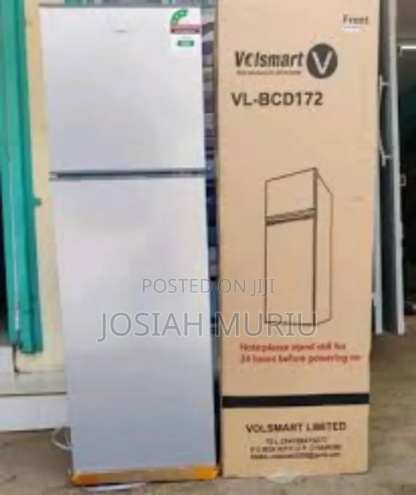 Volsmart 172l Double Door Fridge – Fast Cooling, Silver