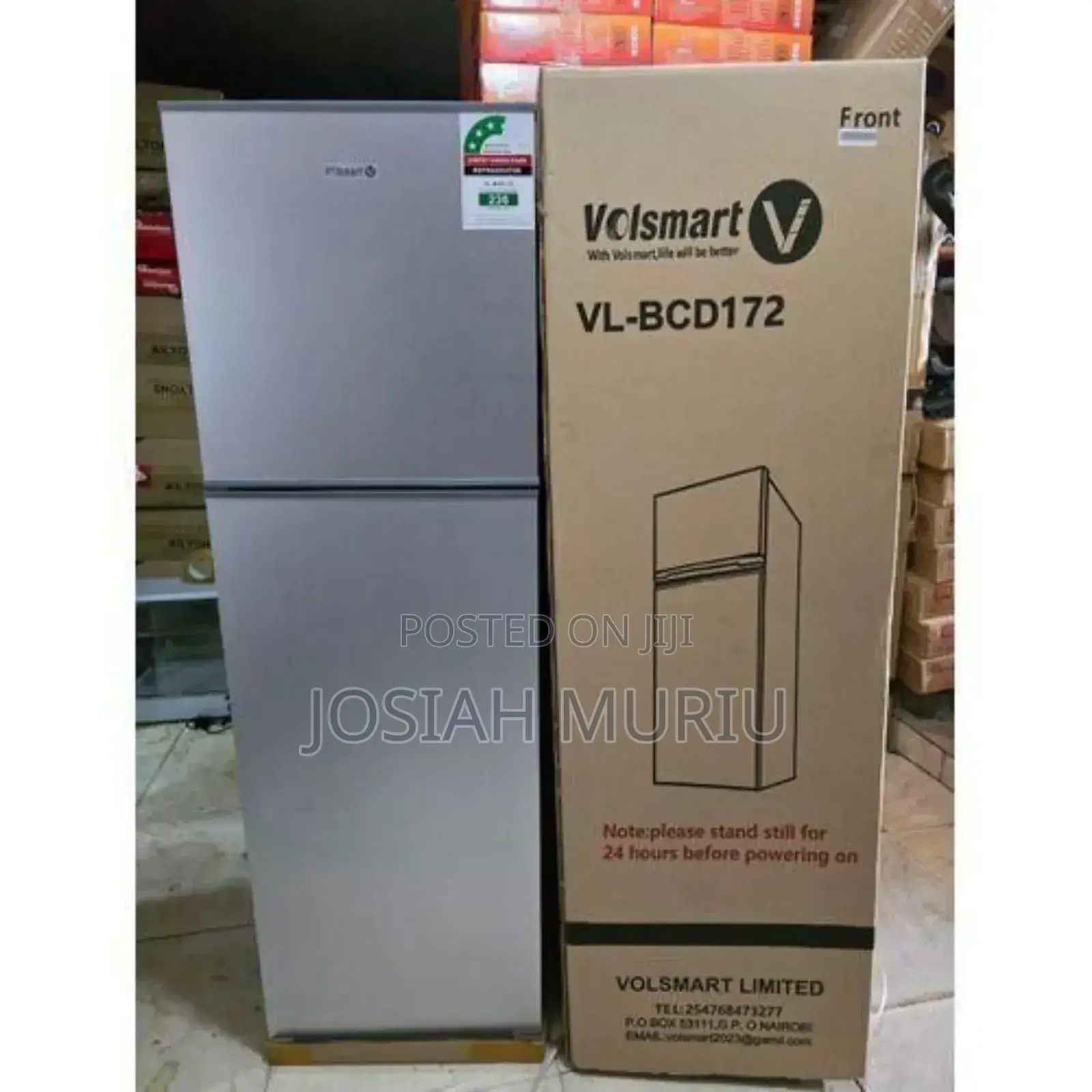Volsmart 172l Double Door Fridge – Fast Cooling, Low Power Consumption