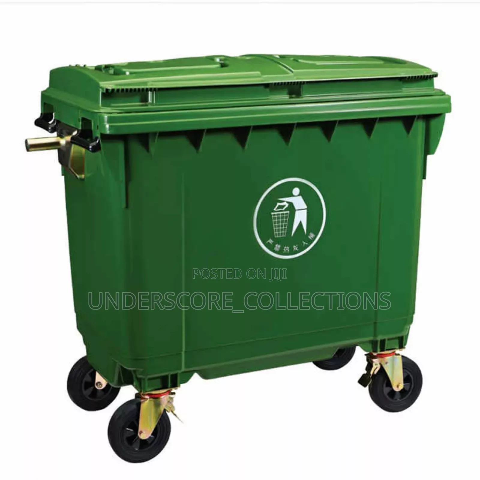 *Tt Super Large Size Dustbin With Wheels