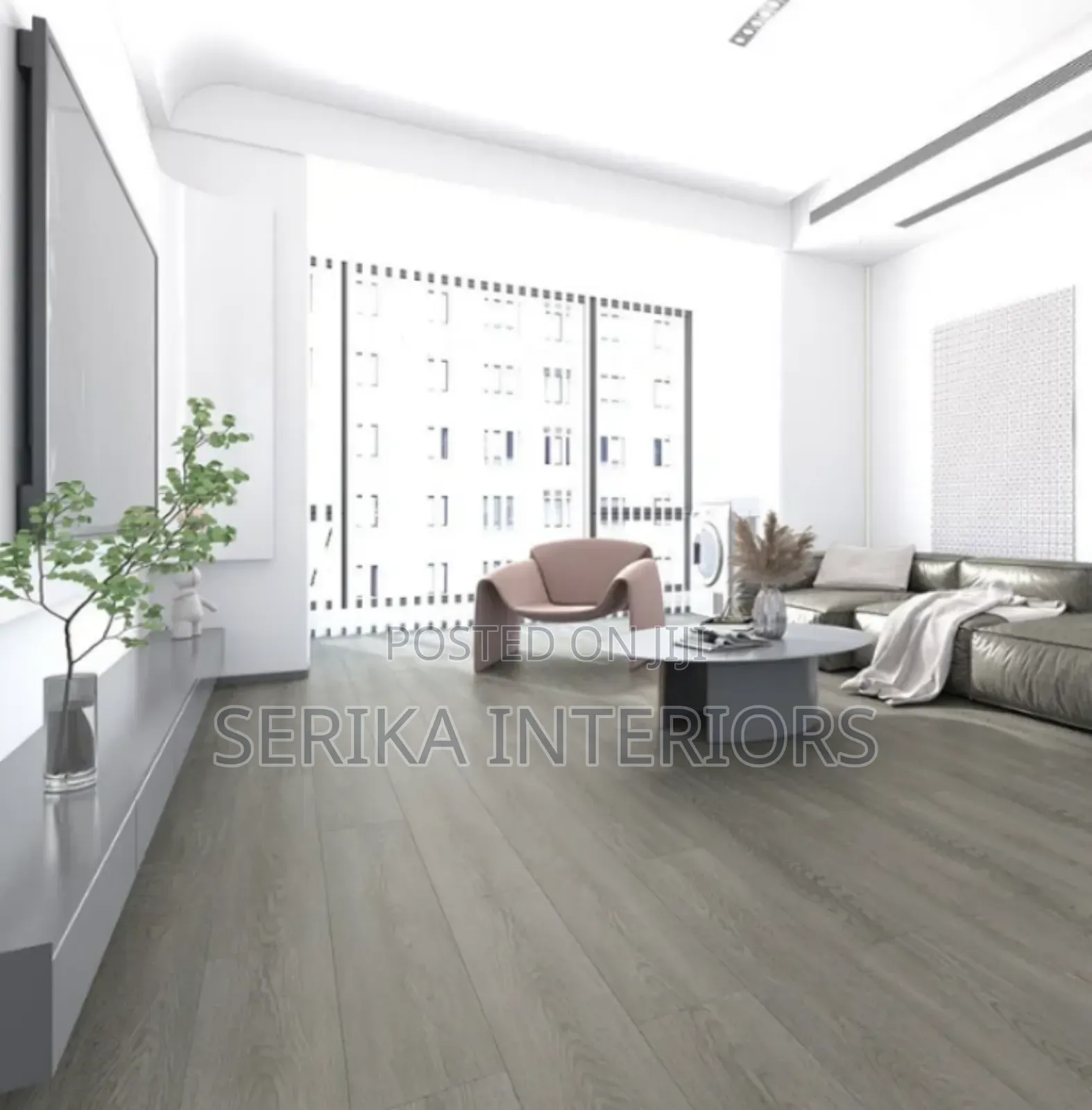 Living Room Vinyl Flooring Mkeka Ya Mbao Environmental Friendly