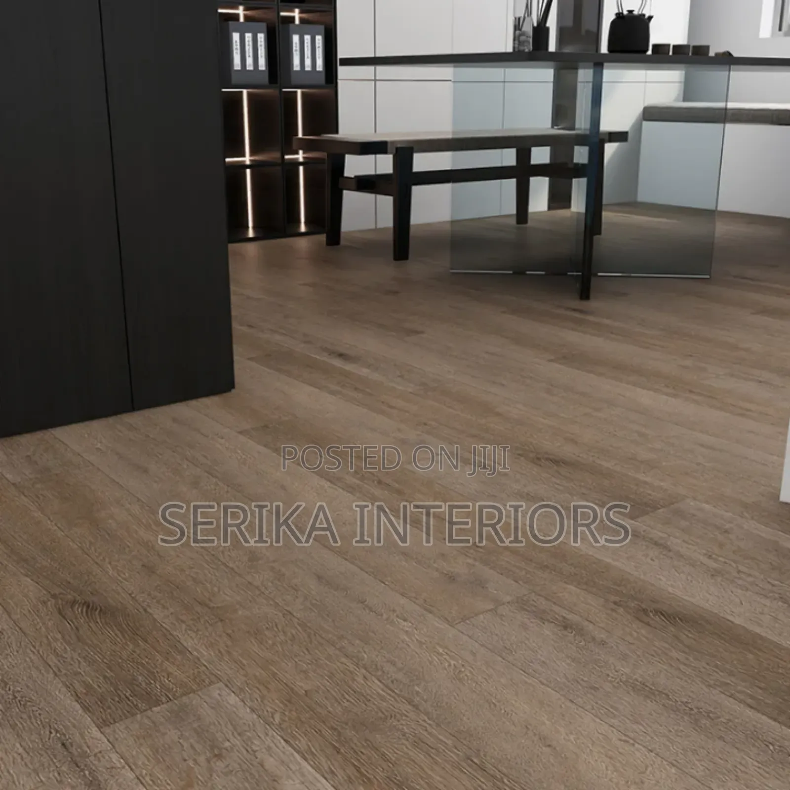 Vinyl Flooring Mkeka Ya Mbao Environmental Friendly Waterproof