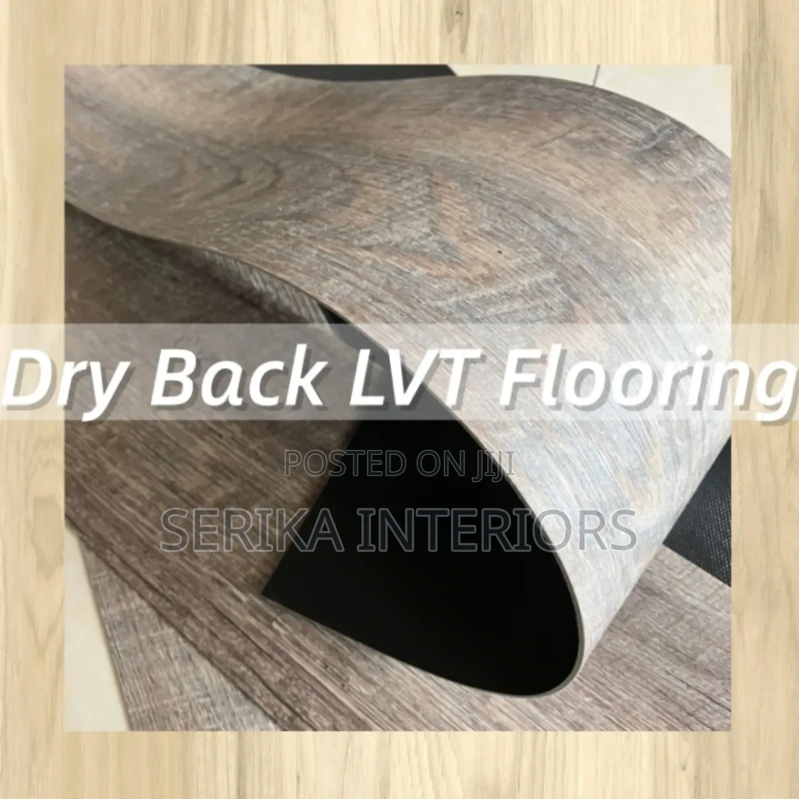 PVC Flooring Mkeka Ya Mbao Approved Environmental Friendly