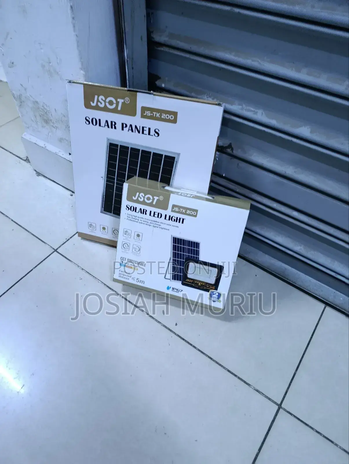 Jsot Js-Tk200 Solar Led Light With Solar Panel
