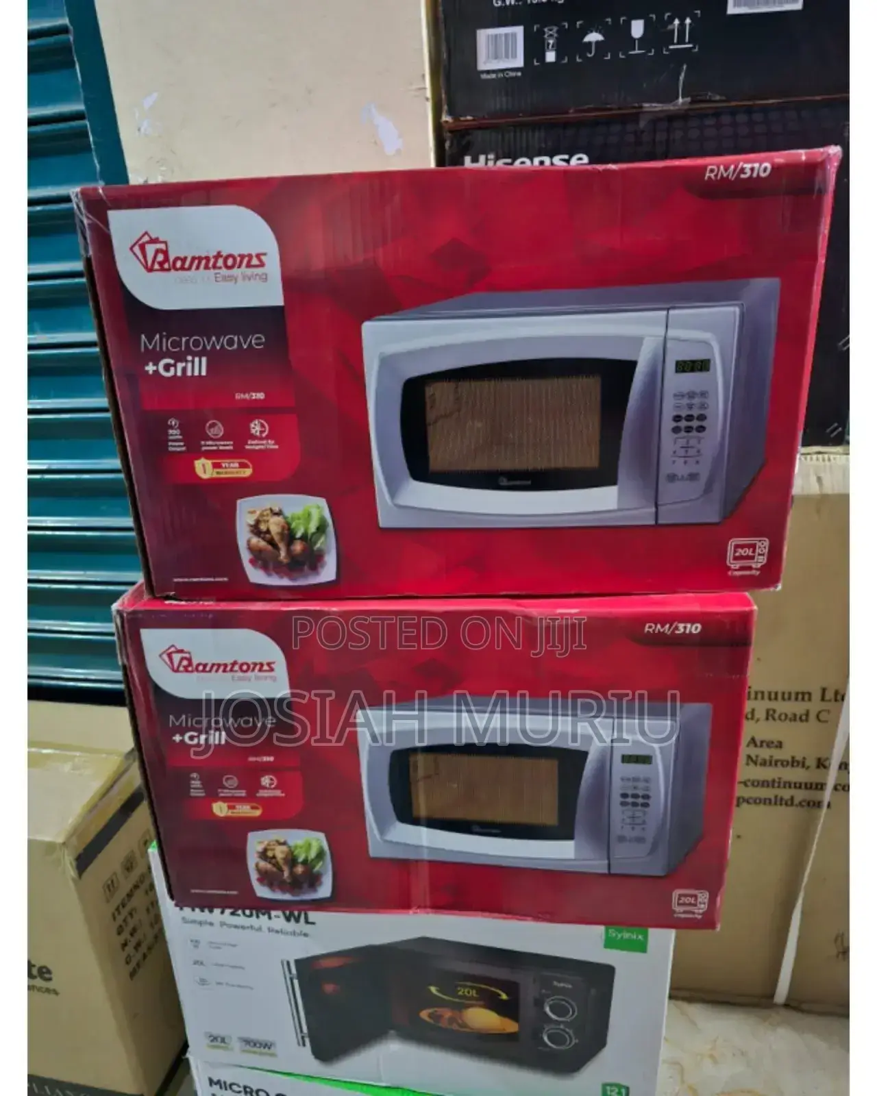 Ramtons Digital Oven-Microwave 20l With Grill Mode