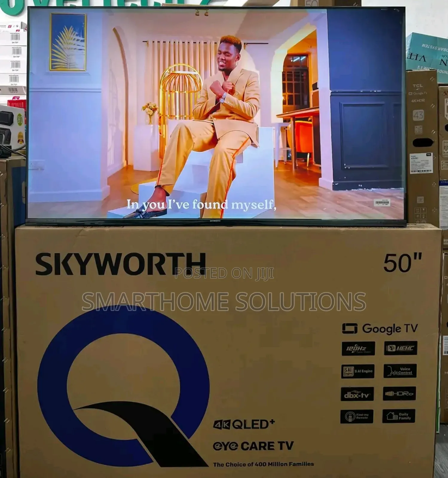 Skyworth 50-inch Qled Ultra Hd Smart Google Tv