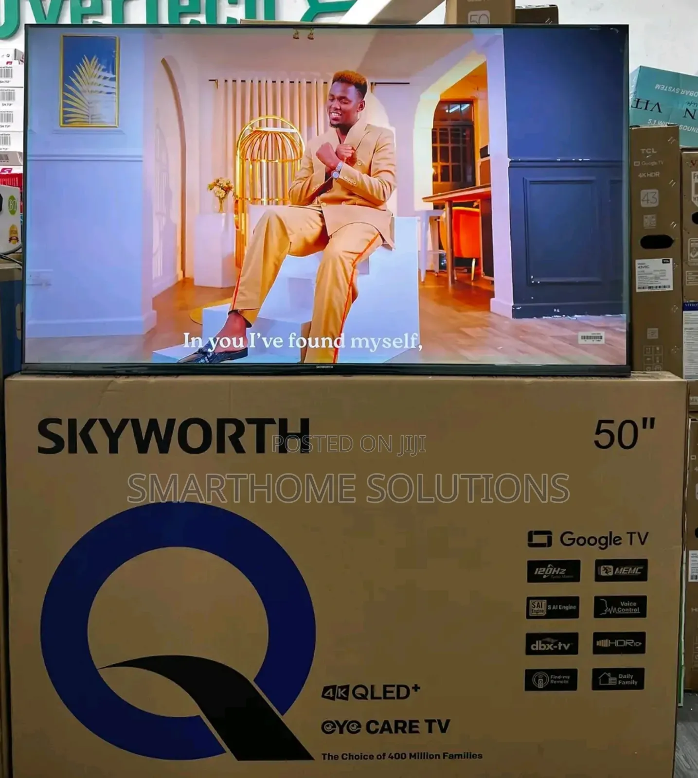 Skyworth 50-inch Qled Ultra Hd Smart Google Tv