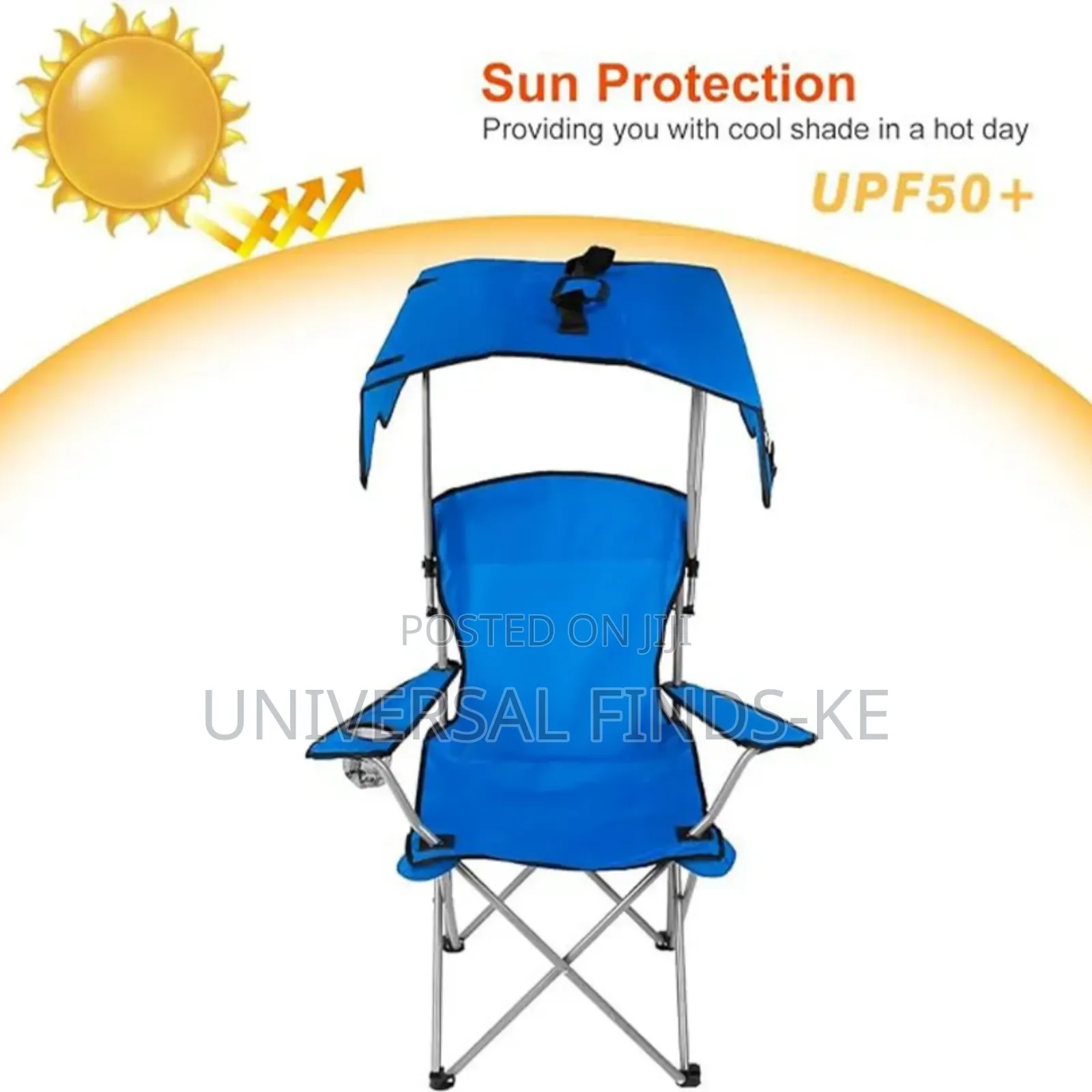 Outdoor Camping Chair With Canopy Has a Top Tent