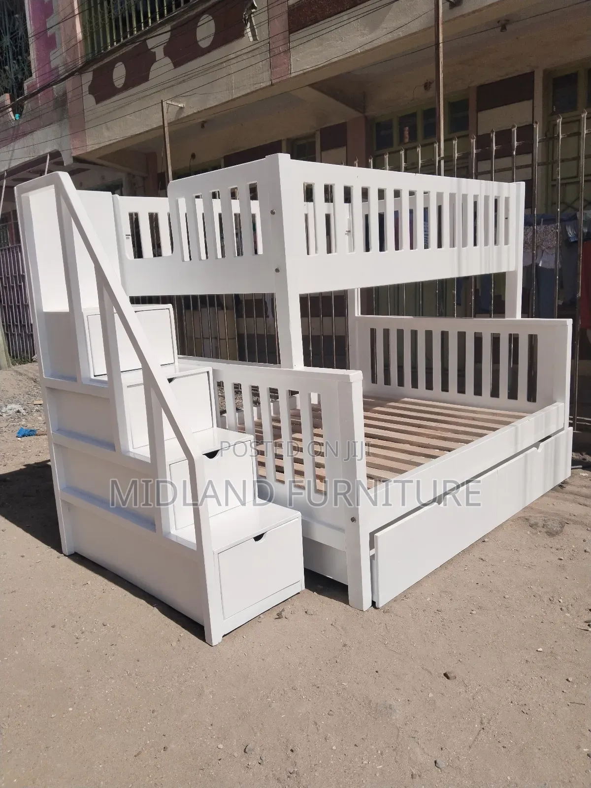 Double Decker Beds With Storage Staircase